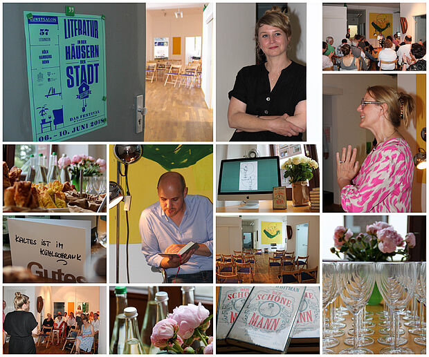 Collage mit Impressionen der Veranstaltung der kggk: Ambiente, Gäste und Akteure